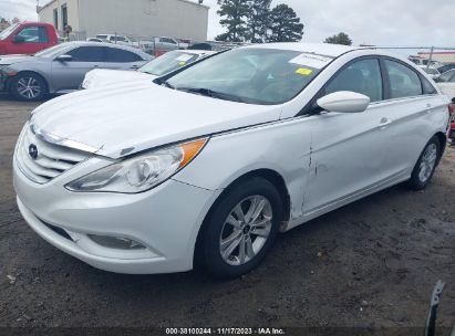 2013 HYUNDAI SONATA GLS White  Gasoline 5NPEB4AC0DH617908 photo #3