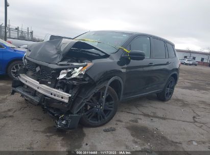 2019 HONDA PASSPORT SPORT Black  Gasoline 5FNYF7H21KB005471 photo #3