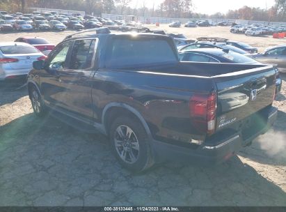 2017 HONDA RIDGELINE RTL-T Black  Gasoline 5FPYK2F69HB007537 photo #4