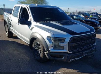 2019 FORD F-150 RAPTOR Silver  gas 1FTFW1RG7KFB96436 photo #1