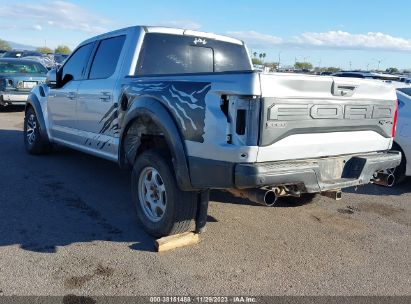 2019 FORD F-150 RAPTOR Silver  gas 1FTFW1RG7KFB96436 photo #4