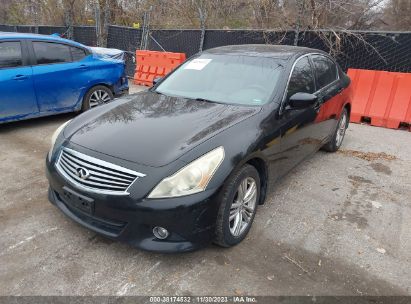 2011 INFINITI G25X Black  Gasoline JN1DV6AR3BM451649 photo #3