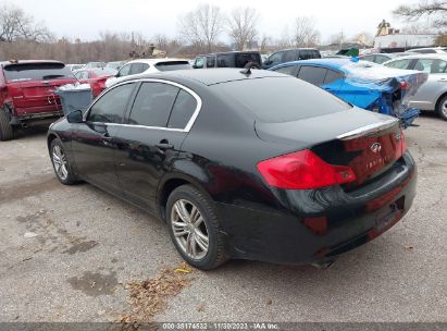 2011 INFINITI G25X Black  Gasoline JN1DV6AR3BM451649 photo #4