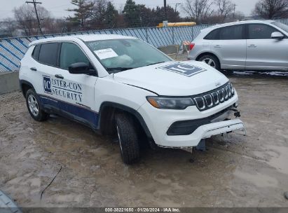 2022 JEEP COMPASS SPORT FWD White  Gasoline 3C4NJCAB3NT177849 photo #1