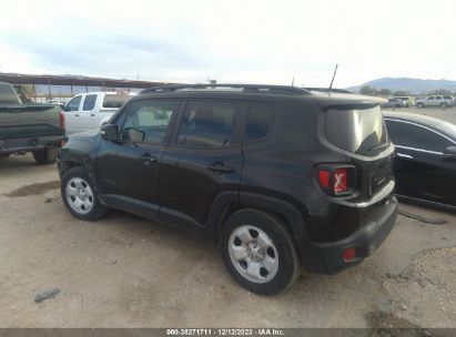 2020 JEEP RENEGADE ALTITUDE Black  Gasoline ZACNJAB11LPK98620 photo #4