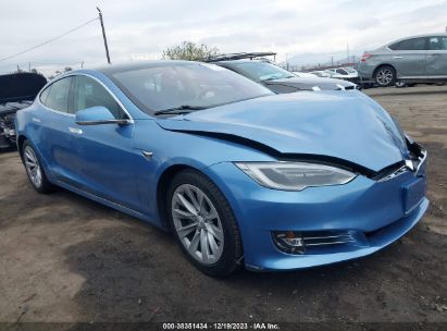 2017 TESLA MODEL S 100D/60D/75D/90D/P100D Light Blue  Electric 5YJSA1E21HF186523 photo #1