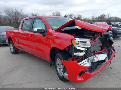 2023 CHEVROLET SILVERADO 1500 4WD  STANDARD BED LT Red  Gasoline 1GCUDDED0PZ317226 photo #1