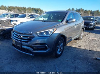 2017 HYUNDAI SANTA FE SPORT 2.4L Gray  Gasoline 5XYZTDLB6HG381121 photo #3