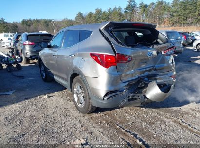 2017 HYUNDAI SANTA FE SPORT 2.4L Gray  Gasoline 5XYZTDLB6HG381121 photo #4