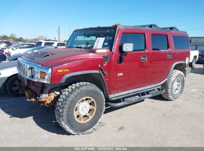 2003 HUMMER H2 Maroon  Gasoline 5GRGN23U33H115187 photo #3