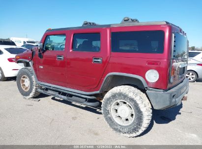 2003 HUMMER H2 Maroon  Gasoline 5GRGN23U33H115187 photo #4