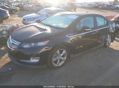 2012 CHEVROLET VOLT Black  Hybrid 1G1RD6E45CU105472 photo #3