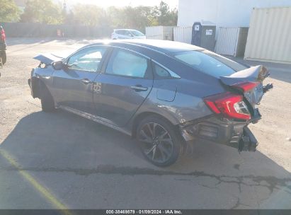 2021 HONDA CIVIC SPORT Gray  Gasoline 2HGFC2F81MH507048 photo #4