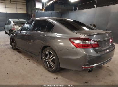 2017 HONDA ACCORD SPORT Gray  Gasoline 1HGCR2F54HA034712 photo #4