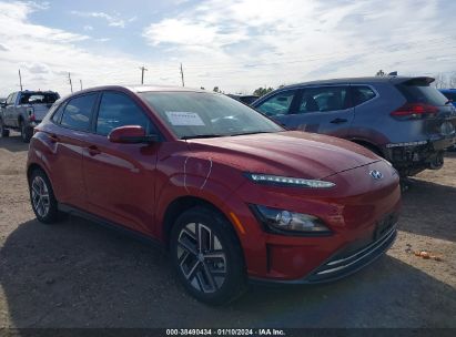 2023 HYUNDAI KONA ELECTRIC SEL Red  Electric KM8K33AG0PU193648 photo #1