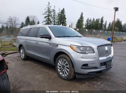 2022 LINCOLN NAVIGATOR STANDARD L Silver  Gasoline 5LMJJ3NT4NEL05235 photo #1