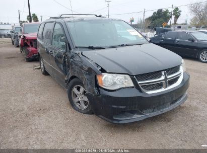 2012 DODGE GRAND CARAVAN SXT Blue  flexible fuel 2C4RDGCG7CR318480 photo #1