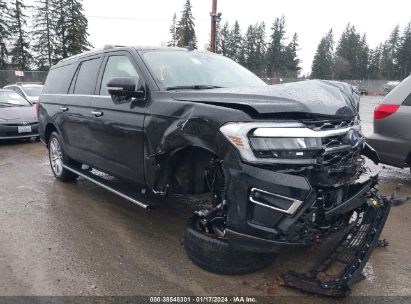 2023 FORD EXPEDITION LIMITED MAX Black  Gasoline 1FMJK2A84PEA54330 photo #1