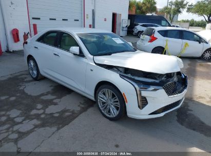 2024 CADILLAC CT4 PREMIUM LUXURY White  Gasoline 1G6DF5RK2R0107987 photo #1