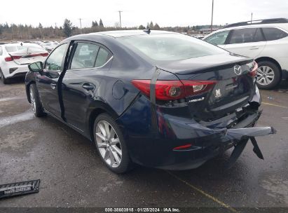 2017 MAZDA MAZDA3 GRAND TOURING Dark Blue  Gasoline 3MZBN1W3XHM149524 photo #4