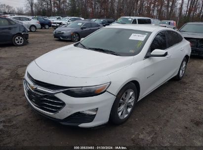 2020 CHEVROLET MALIBU FWD LT White  Gasoline 1G1ZD5ST2LF053177 photo #3