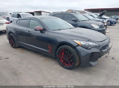 2018 KIA STINGER GT1 Gray  Gasoline KNAE45LC1J6023652 photo #1