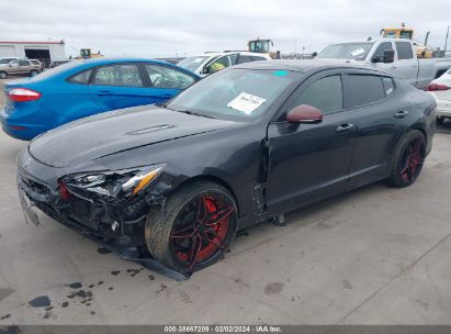 2018 KIA STINGER GT1 Gray  Gasoline KNAE45LC1J6023652 photo #3