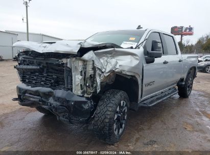 2020 CHEVROLET SILVERADO 2500HD 4WD  STANDARD BED CUSTOM Silver  Gasoline 1GC4YME71LF316001 photo #3