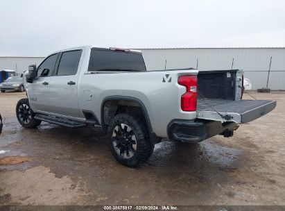 2020 CHEVROLET SILVERADO 2500HD 4WD  STANDARD BED CUSTOM Silver  Gasoline 1GC4YME71LF316001 photo #4