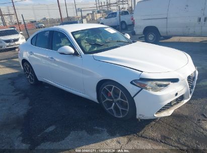 2019 ALFA ROMEO GIULIA RWD White  Gasoline ZARFAMAN5K7598823 photo #1