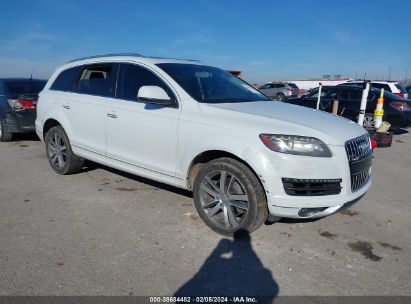 2013 AUDI Q7 3.0T PREMIUM White  Gasoline WA1LGAFE1DD001684 photo #1