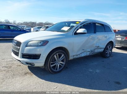 2013 AUDI Q7 3.0T PREMIUM White  Gasoline WA1LGAFE1DD001684 photo #3