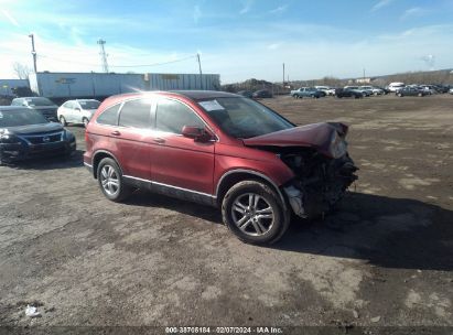 2010 HONDA CR-V EX-L Red  Gasoline JHLRE4H75AC012956 photo #1