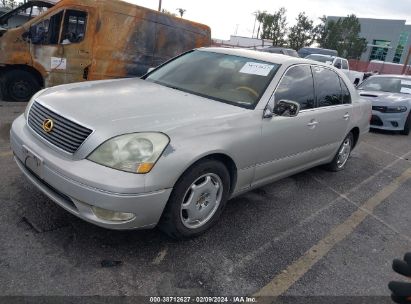 2001 LEXUS LS 430 Gray  Gasoline JTHBN30F410031543 photo #3