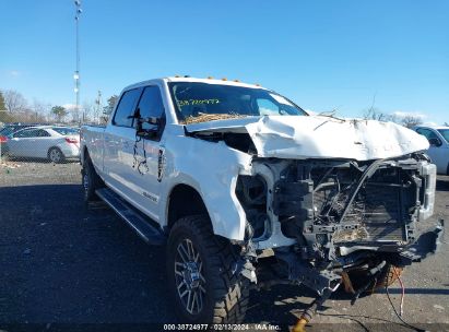 2017 FORD F-350 LARIAT White  Diesel 1FT8W3BT6HED18679 photo #1