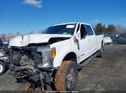 2017 FORD F-350 LARIAT White  Diesel 1FT8W3BT6HED18679 photo #3