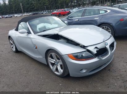 2003 BMW Z4 2.5I Silver  Gasoline 4USBT33483LS46596 photo #1