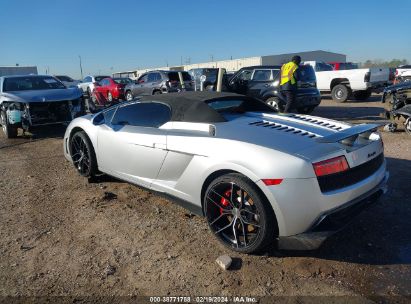 2013 LAMBORGHINI GALLARDO LP550-2 Silver  Gasoline ZHWGU6BZ7DLA12811 photo #4