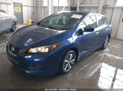 2022 NISSAN LEAF S PLUS 62 KWH Blue  Electric 1N4BZ1BV5NC556166 photo #3