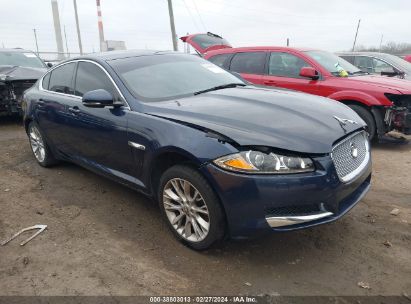 2013 JAGUAR XF I4 T Blue  Gasoline SAJWA0ES5DPS63858 photo #1