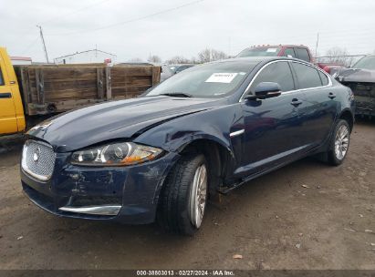 2013 JAGUAR XF I4 T Blue  Gasoline SAJWA0ES5DPS63858 photo #3