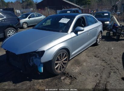 2016 AUDI A3 2.0T PREMIUM Silver  Gasoline WAUE8GFF5G1019888 photo #3