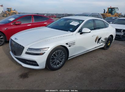 2023 GENESIS G80 2.5T AWD White  Gasoline KMTGB4SC5PU195136 photo #3