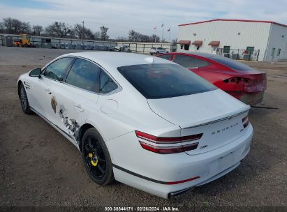 2023 GENESIS G80 2.5T AWD White  Gasoline KMTGB4SC5PU195136 photo #4