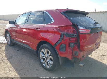 2023 FORD EDGE TITANIUM Red  Gasoline 2FMPK4K93PBA14538 photo #4