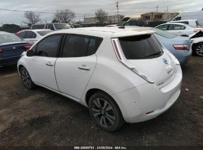 2015 NISSAN LEAF SL White  Electric 1N4AZ0CP7FC324255 photo #4