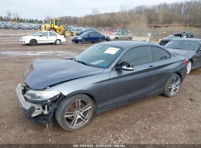 2014 BMW 228I Gray  Gasoline WBA1F5C58EVV99678 photo #3