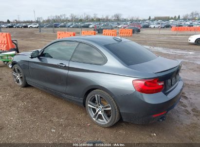 2014 BMW 228I Gray  Gasoline WBA1F5C58EVV99678 photo #4