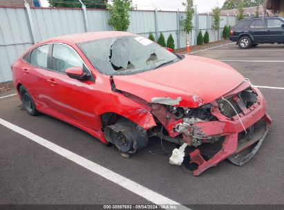 2016 HONDA CIVIC LX Red  Gasoline 2HGFC2F56GH569412 photo #1