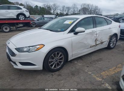 2017 FORD FUSION SE White  Gasoline 3FA6P0HD1HR107198 photo #3